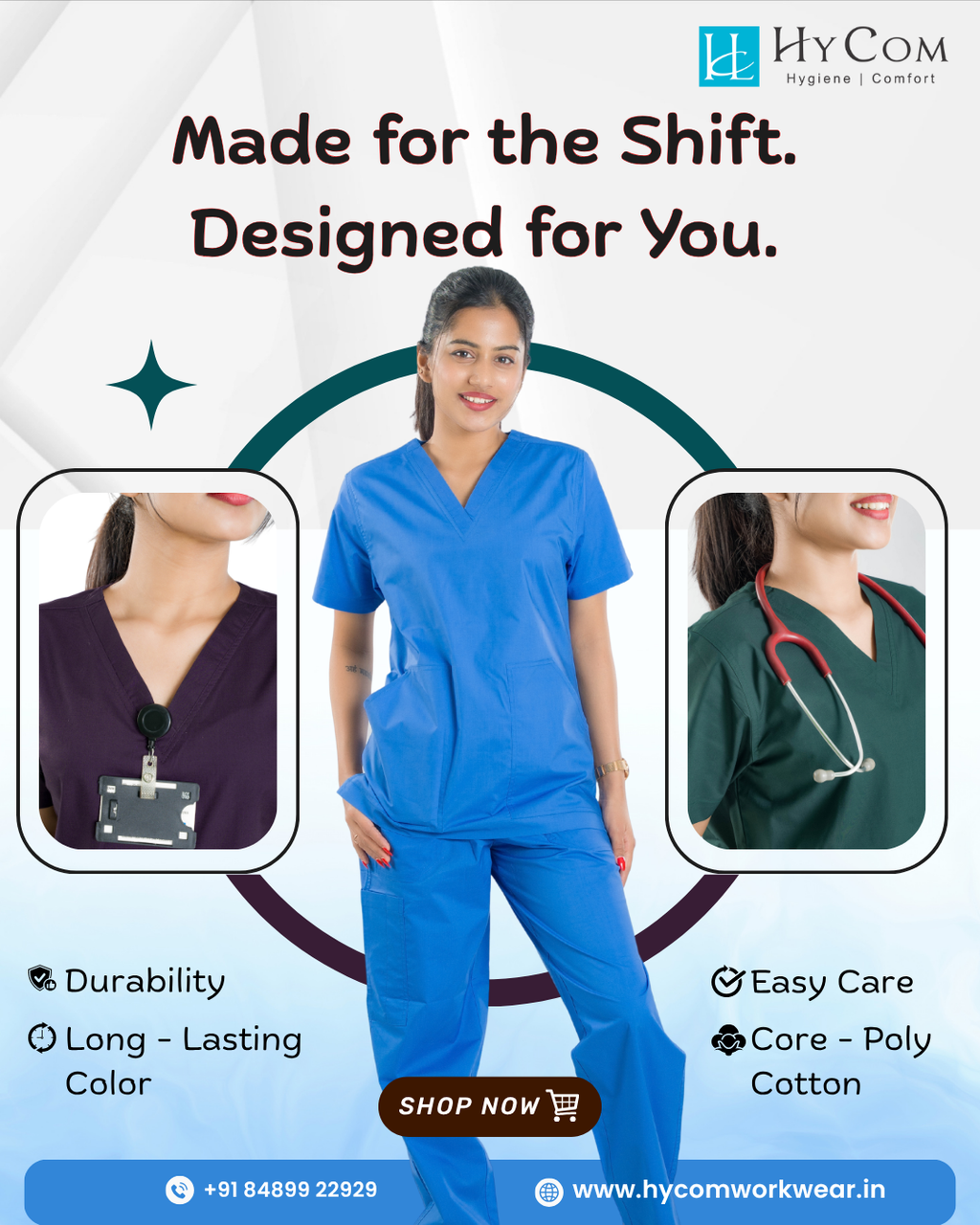 Made for the Shift. Designed for You. – Medical Scrub for Women