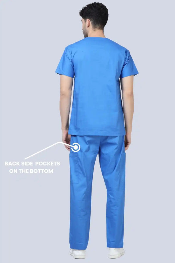 BlendoSoft Medical Scrubs for Men Doctors (V-Neck)