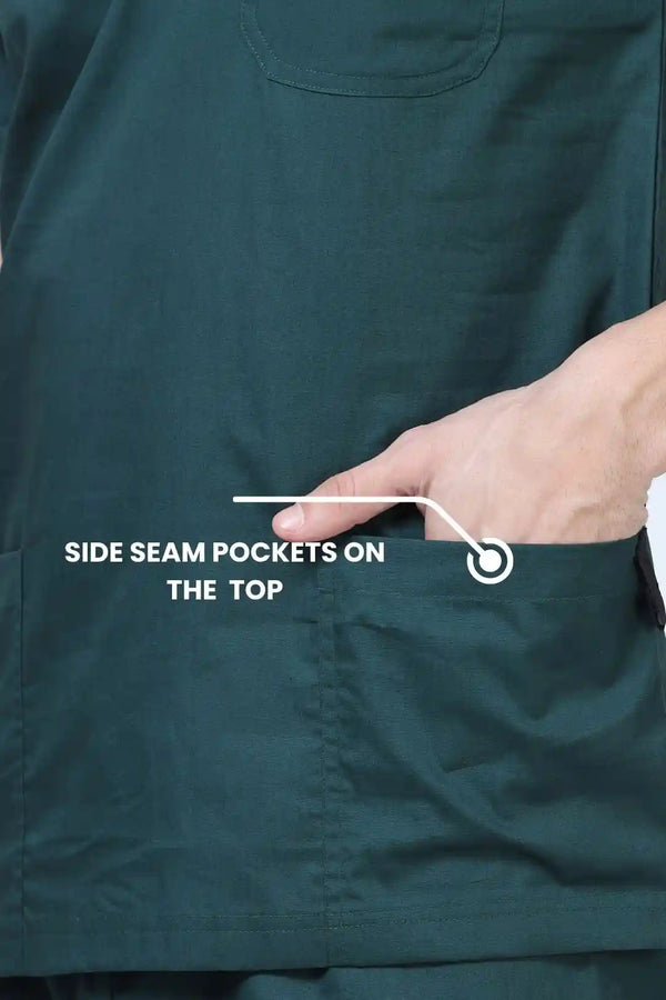 CottoEase Medical Scrubs for Men Doctors (V-Neck)