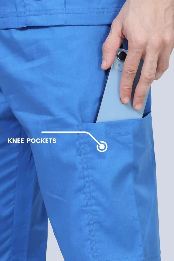 BlendoSoft Medical Scrubs for Men Doctors (V-Neck)