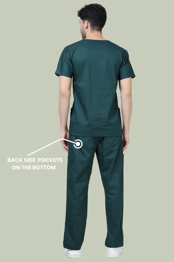 Stretchon Plus Medical Scrubs for Men Doctors (V-Neck)
