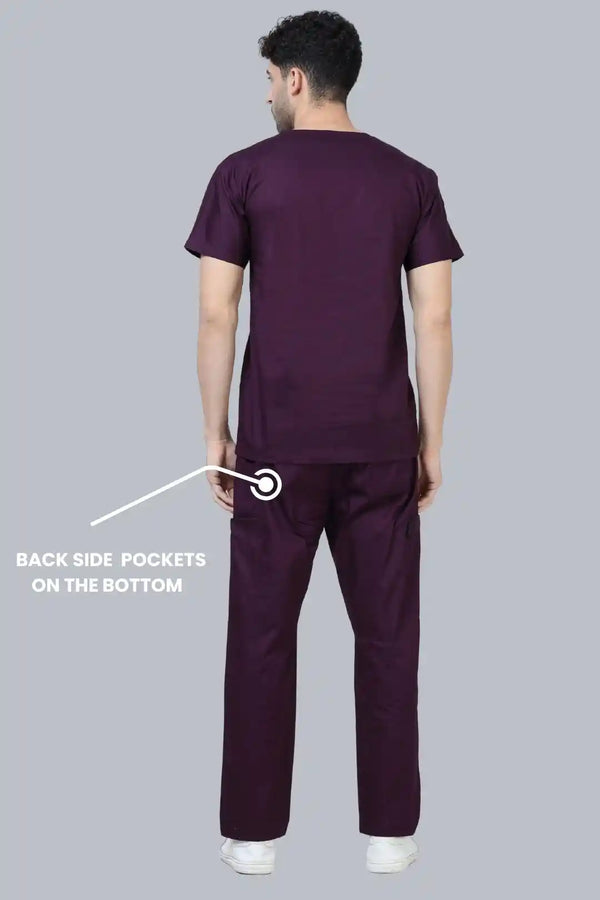 Stretchon Medical Scrubs for Men Doctors (V-Neck)