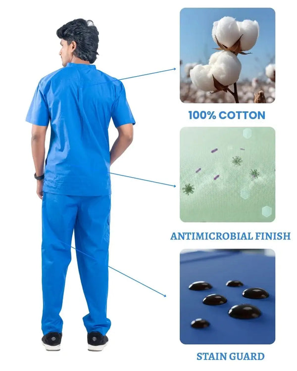 Ethos Cotton Men Scrub Suit