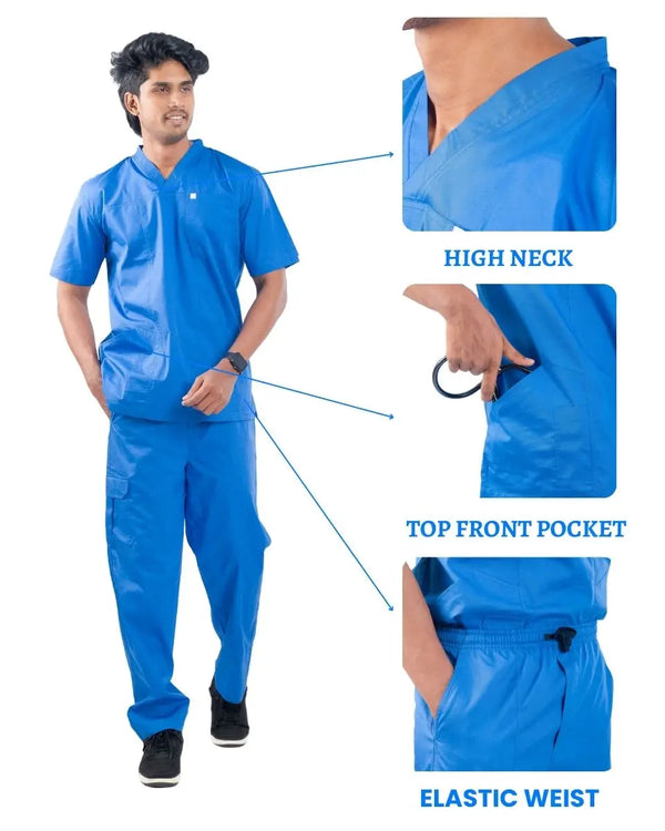 Ethos Cotton Men Scrub Suit