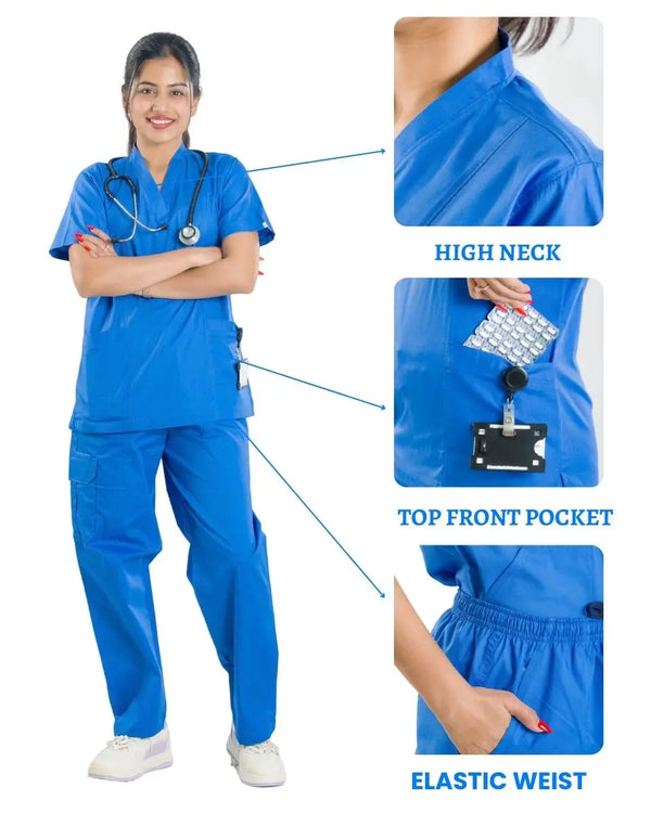 Ethos Cotton Women Scrub Suit