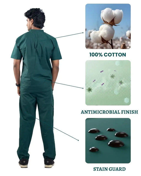 Ethos Cotton Men Scrub Suit