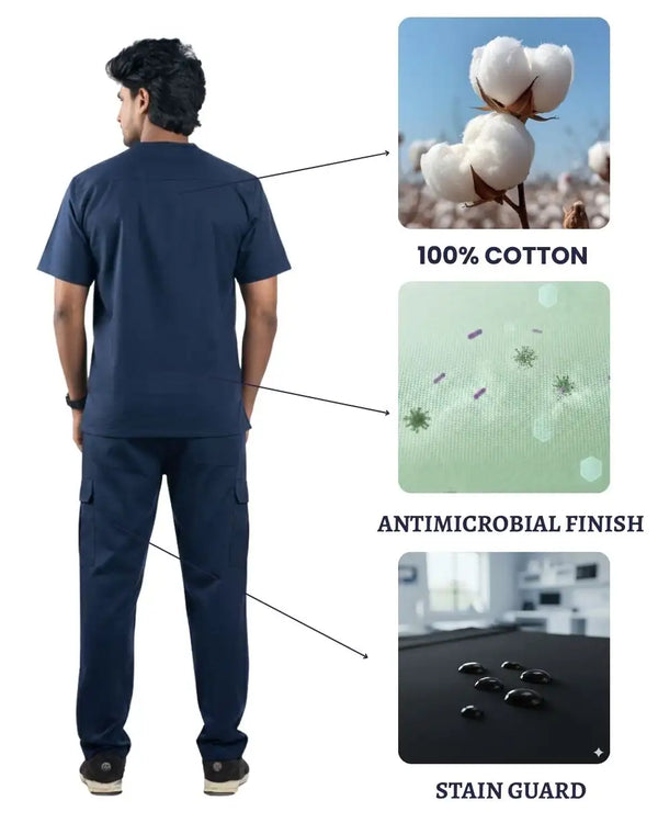Ethos Cotton Men Scrub Suit