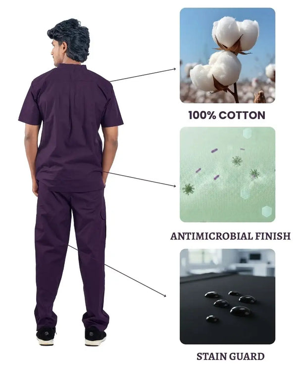 Ethos Cotton Men Scrub Suit