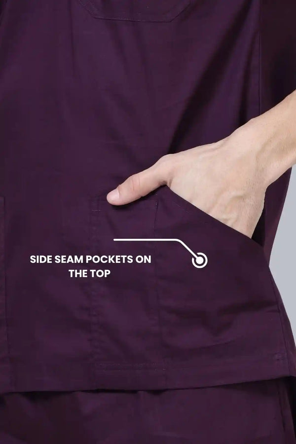 Stretchon Medical Scrubs for Men Doctors (V-Neck)