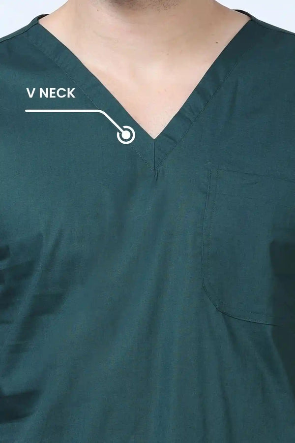 CottoEase Medical Scrubs for Men Doctors (V-Neck)