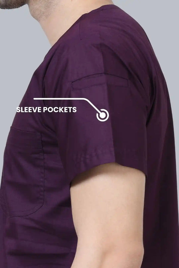 CottoEase Medical Scrubs for Men Doctors (V-Neck)