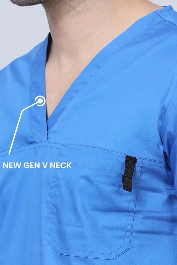 BlendoSoft Medical Scrubs for Men Doctors (V-Neck)