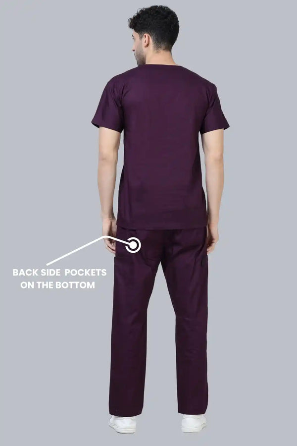 BlendoSoft Medical Scrubs for Men Doctors (V-Neck)