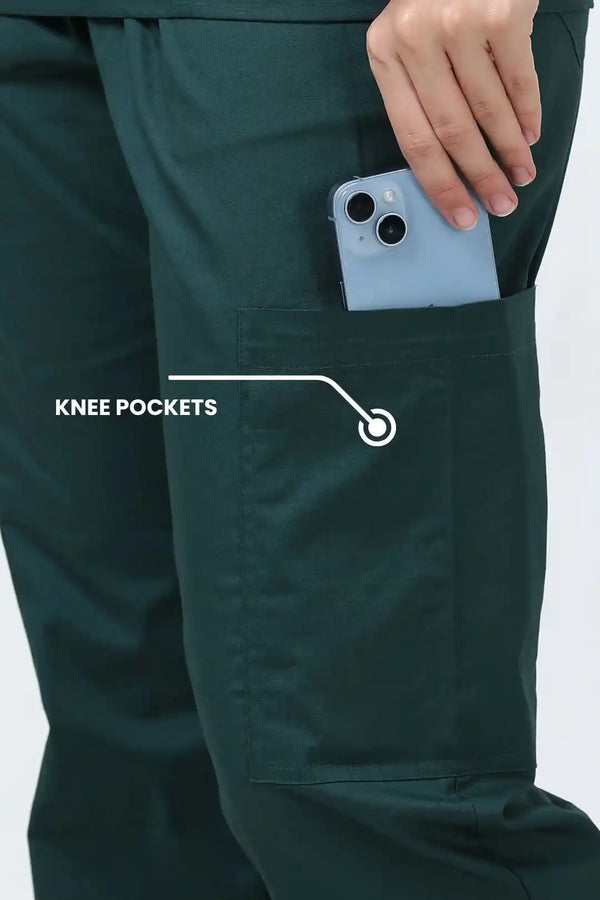 CottoEase Medical Scrubs for Women Doctors (V-Neck)