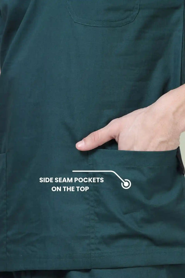 Stretchon Plus Medical Scrubs for Men Doctors (V-Neck)