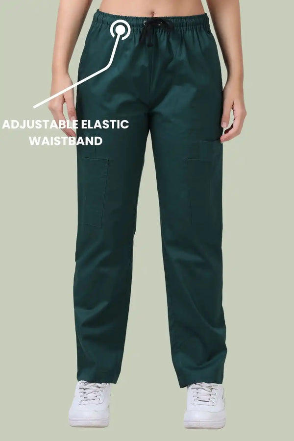 BlendoSoft Medical Scrubs for Women Doctors (Y-Neck)