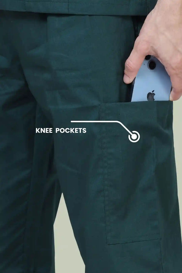 Stretchon Medical Scrubs for Men Doctors (V-Neck)