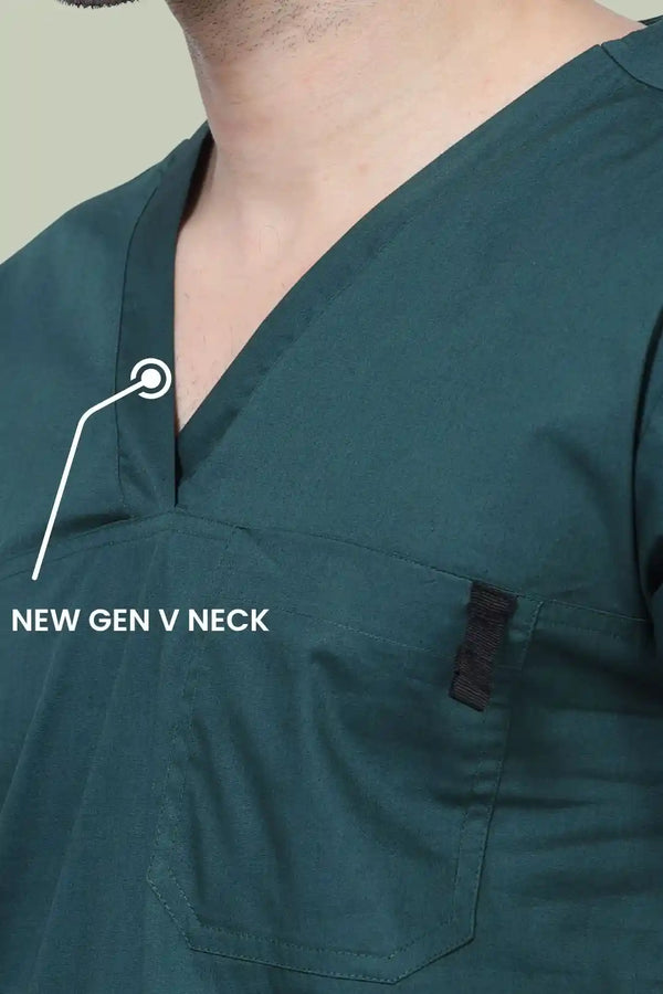 BlendoSoft Medical Scrubs for Men Doctors (V-Neck)