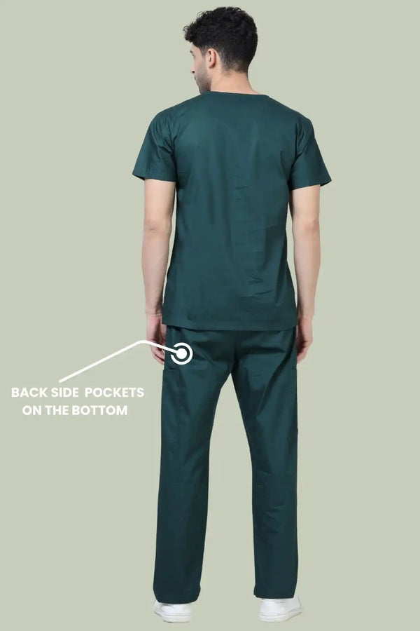 BlendoSoft Medical Scrubs for Men Doctors (V-Neck)