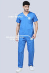 Stretchon Medical Scrubs for Men Doctors (V-Neck)