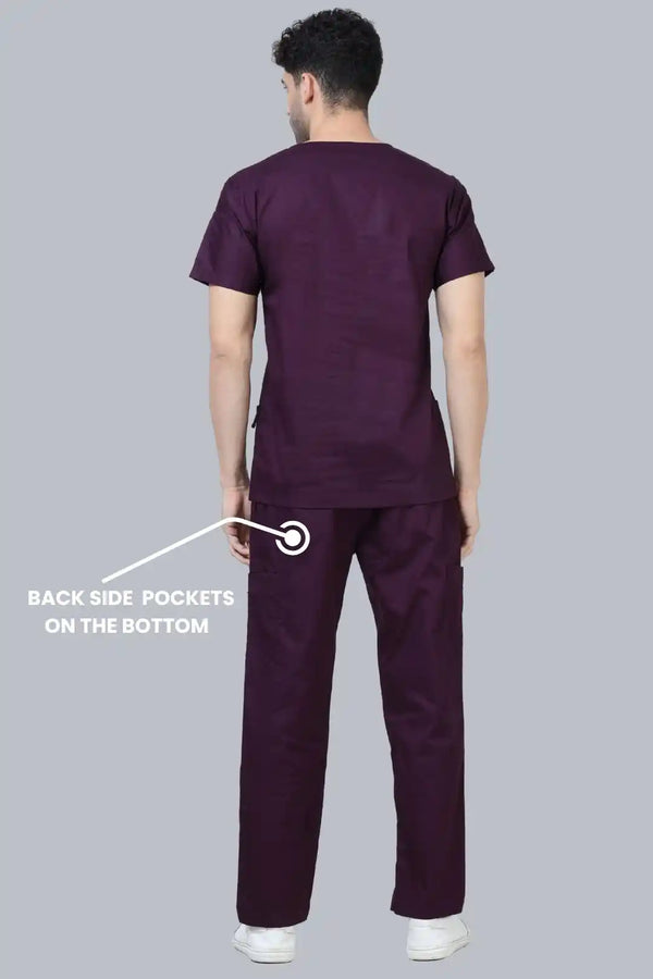 Stretchon Plus Medical Scrubs for Men Doctors (V-Neck)