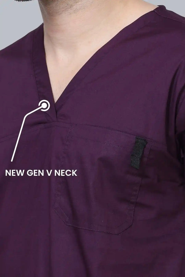 BlendoSoft Medical Scrubs for Men Doctors (V-Neck)