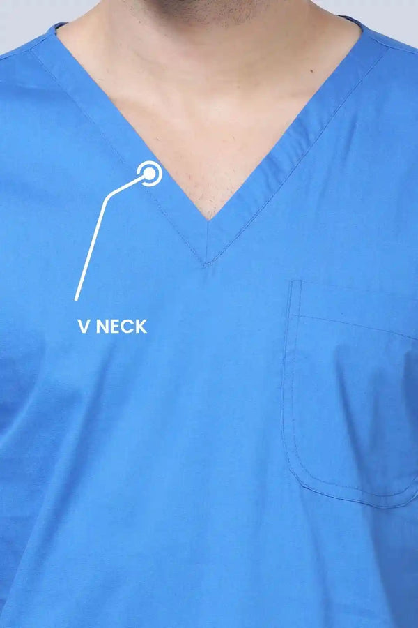Stretchon Plus Medical Scrubs for Men Doctors (V-Neck)