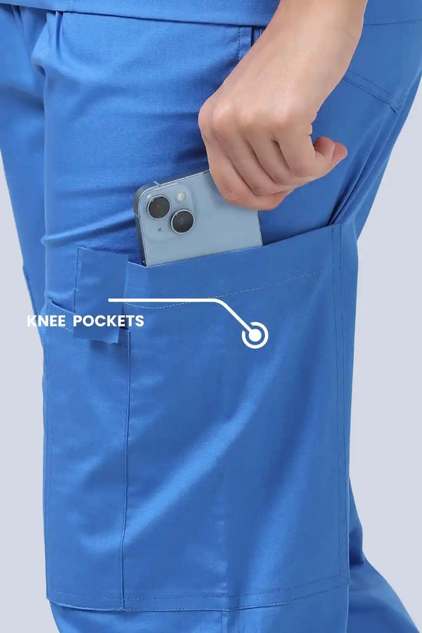 BlendoSoft Medical Scrubs for Women Doctors (Y-Neck)