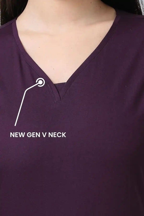 Stretchon Medical Scrubs for Women Doctors (Y-Neck)