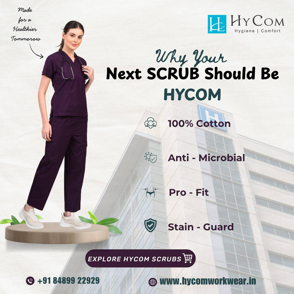 Medical scrubs and doctor scrub suits for healthcare professionals by HyCom Workwear