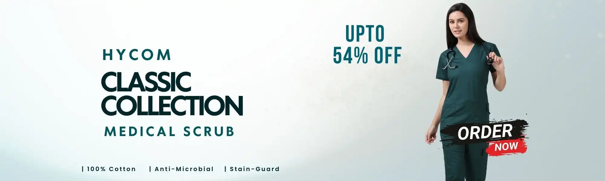 hycom classic medical scrubs banner