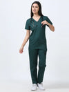 Stretchon Medical Scrubs for Women Doctors (Y-Neck)