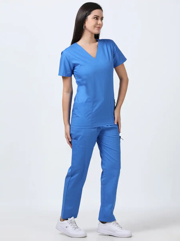 Stretchon Plus Medical Scrubs for Women Doctors (V-Neck)