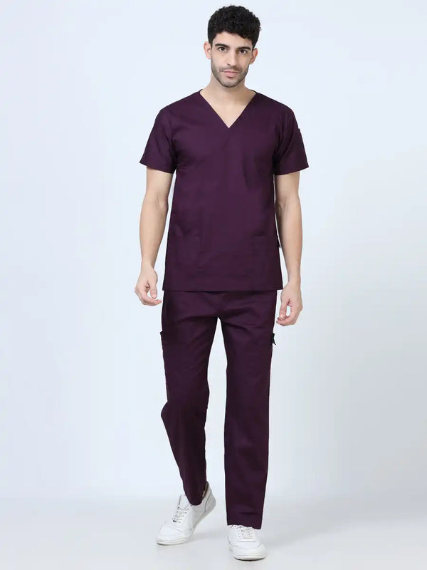 Stretchon Plus Medical Scrubs for Men Doctors (V-Neck)