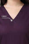 CottoEase Medical Scrubs for Women Doctors (V-Neck)