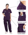Ethos Cotton Women Scrub Suit