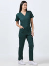 CottoEase Medical Scrubs for Women Doctors (V-Neck)