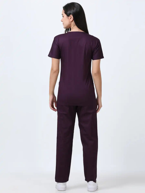 BlendoSoft Medical Scrubs for Women Doctors (Y-Neck)