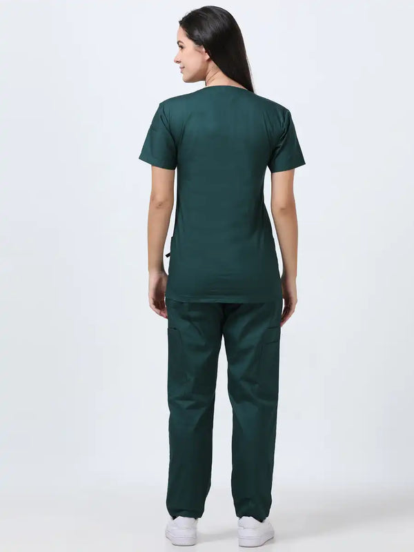 Stretchon Plus Medical Scrubs for Women Doctors (V-Neck)