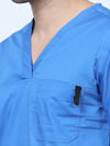Stretchon Medical Scrubs for Men Doctors (V-Neck)