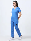 Stretchon Medical Scrubs for Women Doctors (Y-Neck)