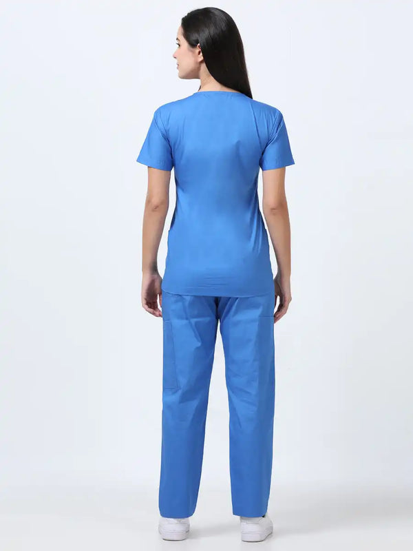 BlendoSoft Medical Scrubs for Women Doctors (Y-Neck)