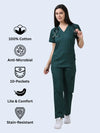 CottoEase Medical Scrubs for Women Doctors (V-Neck)