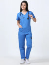 Stretchon Medical Scrubs for Women Doctors (Y-Neck)