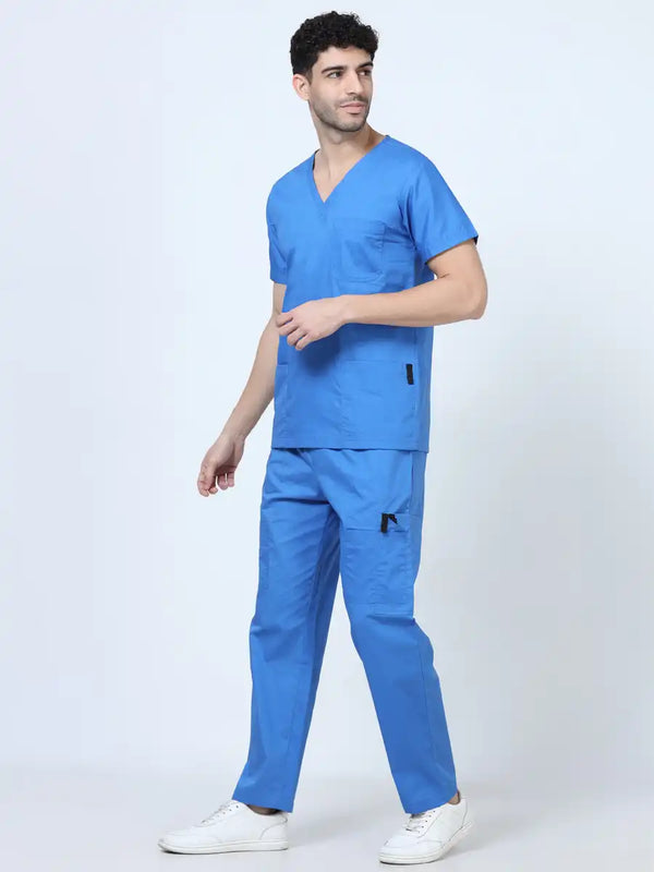 Stretchon Plus Medical Scrubs for Men Doctors (V-Neck)