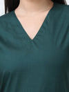 CottoEase Medical Scrubs for Women Doctors (V-Neck)