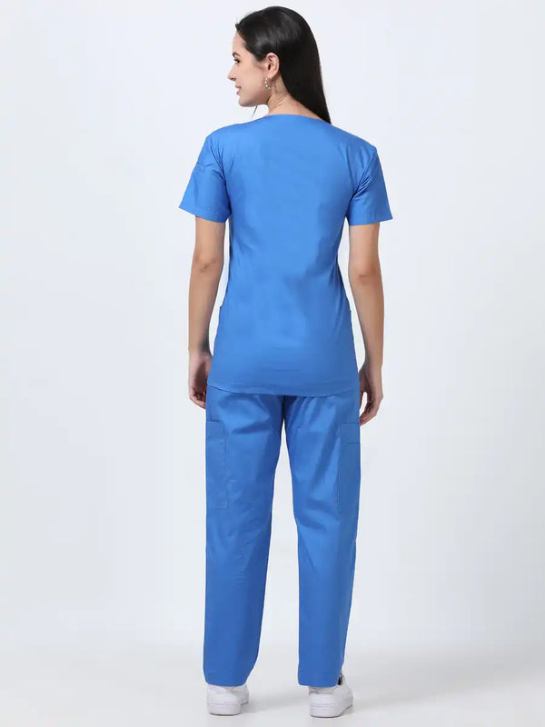Stretchon Plus Medical Scrubs for Women Doctors (V-Neck)