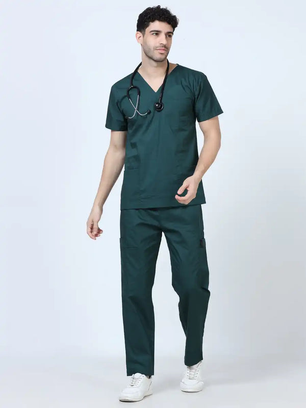 Stretchon Plus Medical Scrubs for Men Doctors (V-Neck)