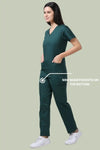 Stretchon Medical Scrubs for Women Doctors (Y-Neck)