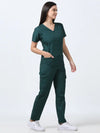 Stretchon Medical Scrubs for Women Doctors (Y-Neck)
